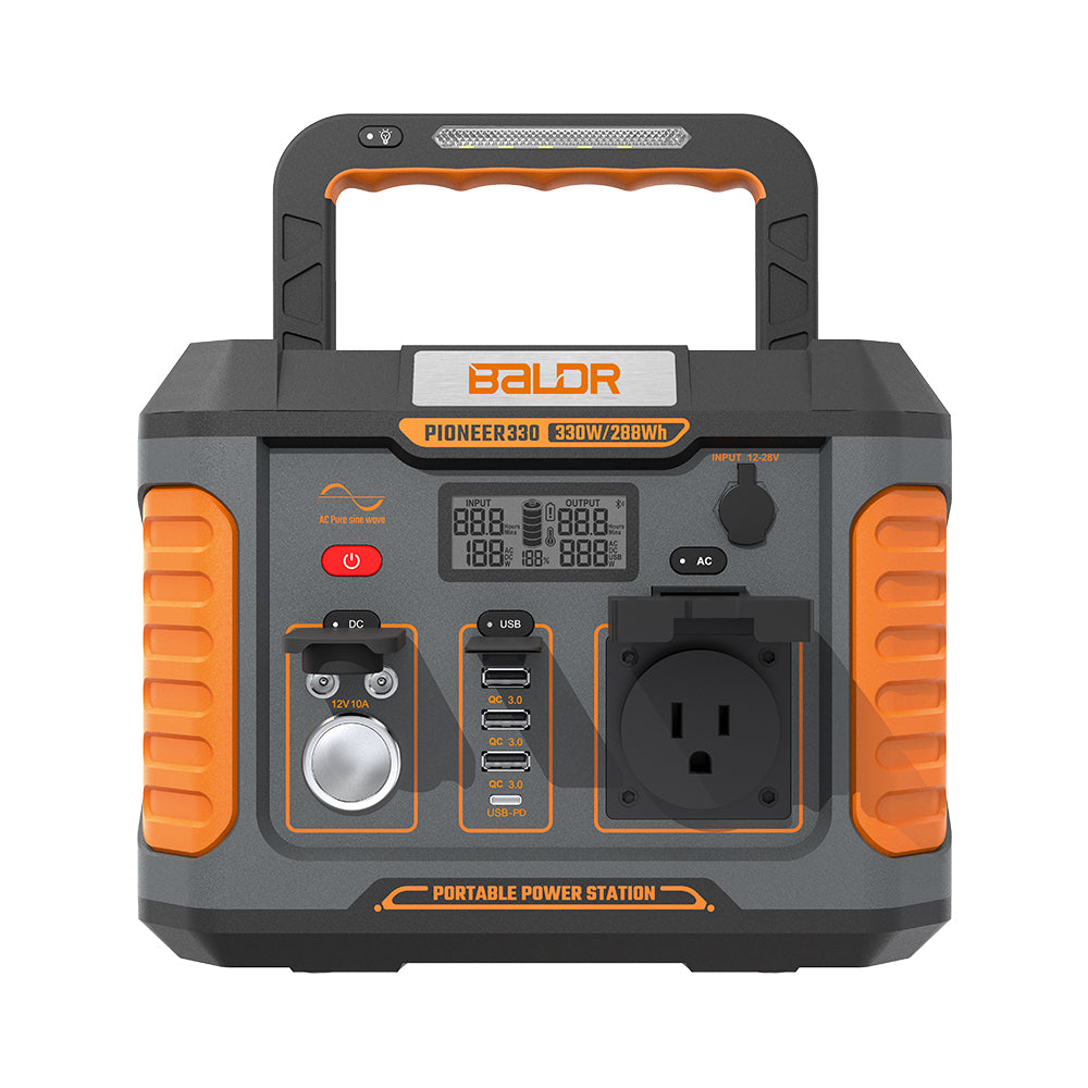 BALDR ポータブル電源 PIONEER330 82500mAh/288Wh BALDR PIONEER330 ポータブル電源 ポータブルバッテリー 防災安全協会推奨